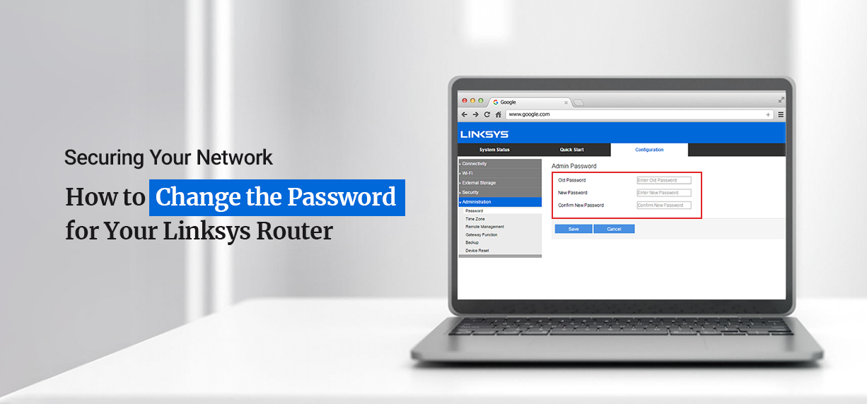 change password for Linksys router